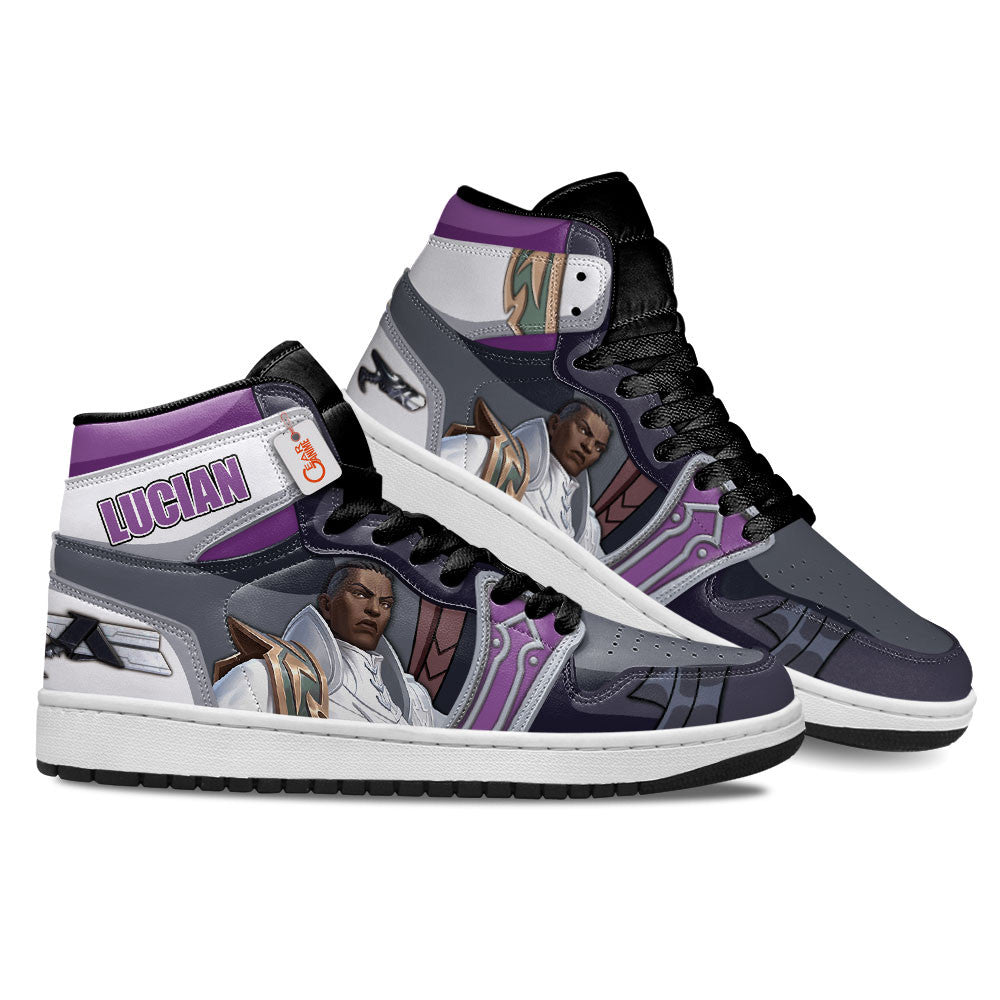 Lucian High-Top Sneakers Custom LoL Esport Custom Name