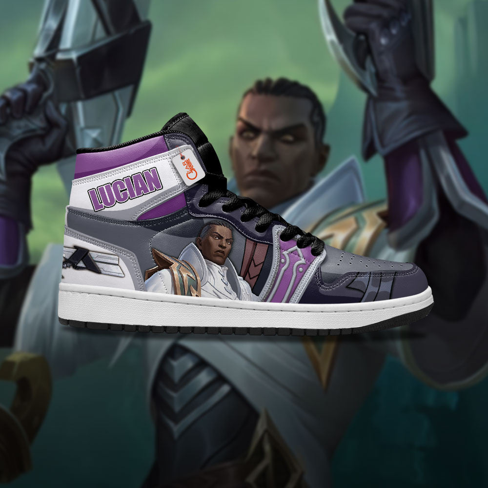 Lucian High-Top Sneakers Custom LoL Esport Custom Name