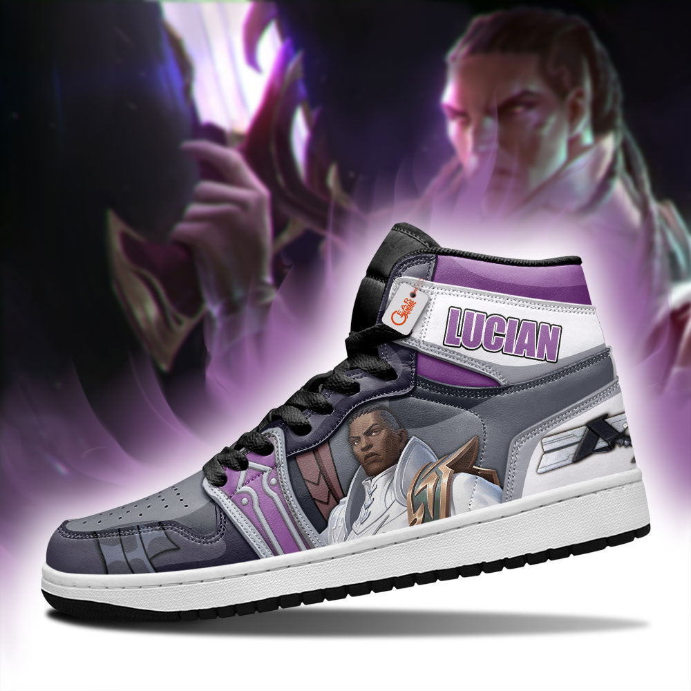 Lucian High-Top Sneakers Custom LoL Esport Custom Name