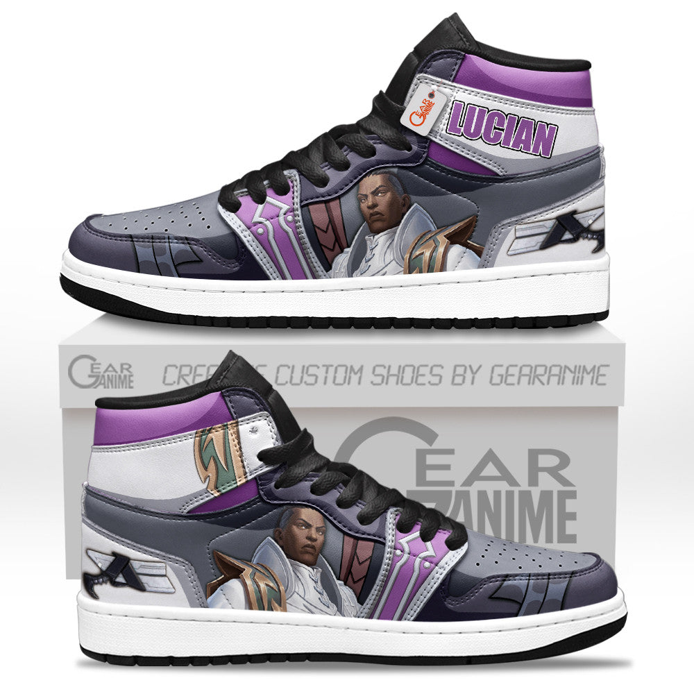 Lucian High-Top Sneakers Custom LoL Esport Custom Name