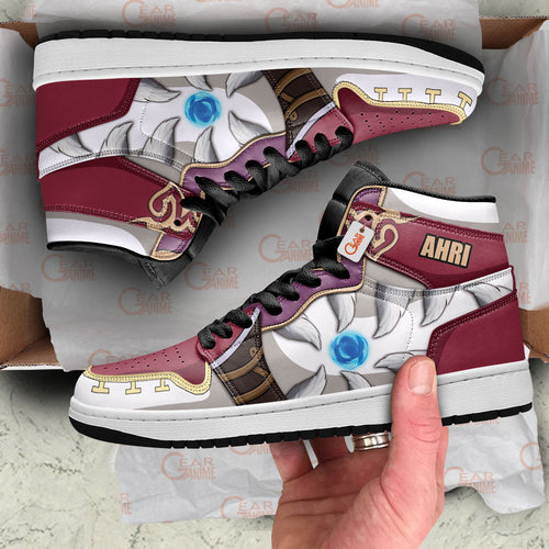 Ahri High-Top Sneakers Custom Game LoL Esport Custom Name