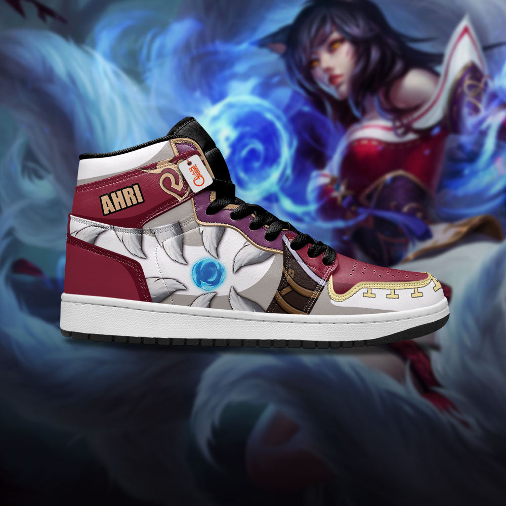 Ahri High-Top Sneakers Custom Game LoL Esport Custom Name