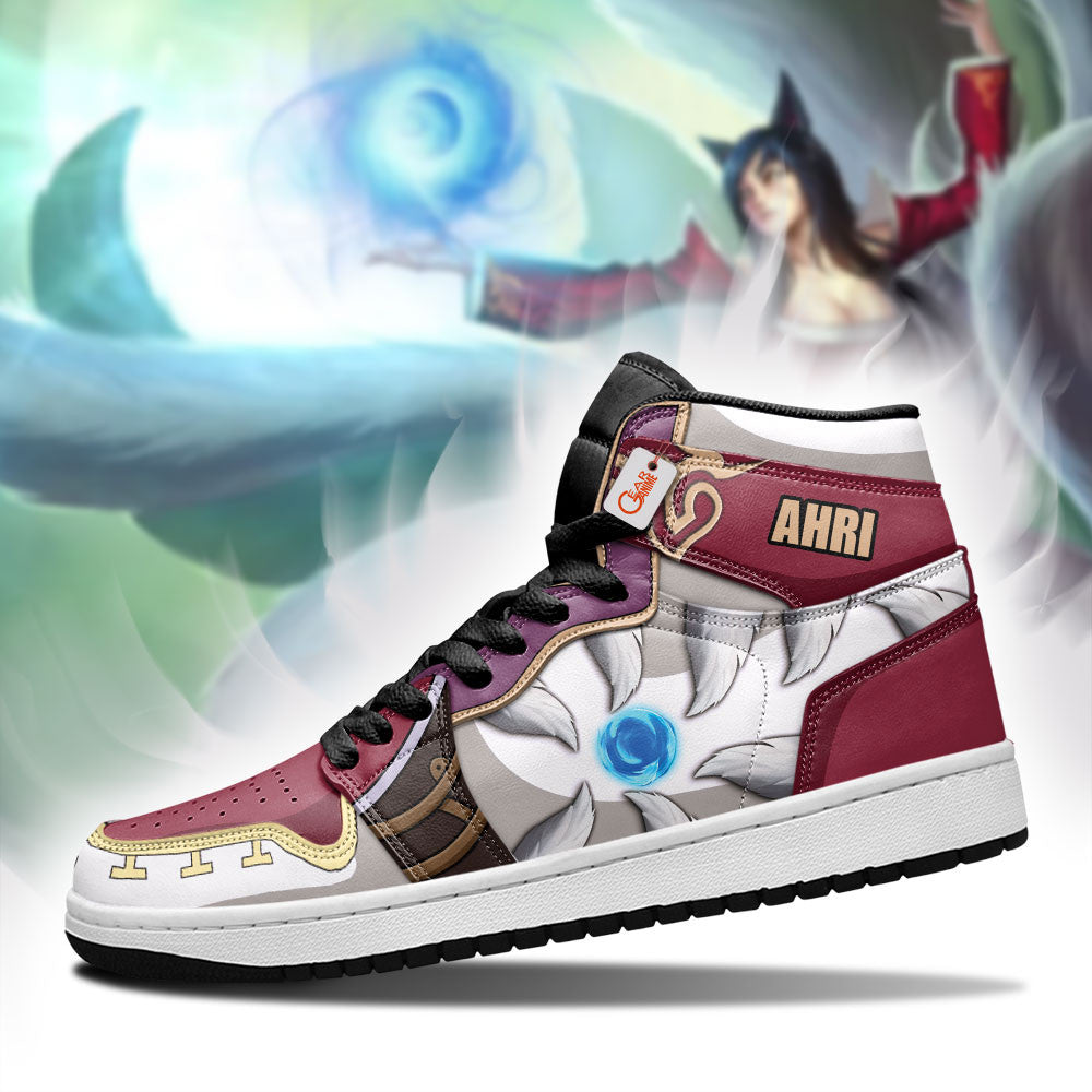 Ahri High-Top Sneakers Custom Game LoL Esport Custom Name