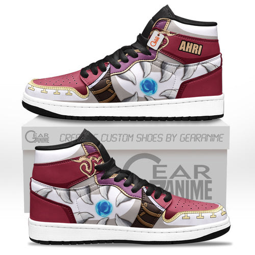 Ahri High-Top Sneakers Custom Game LoL Esport Custom Name