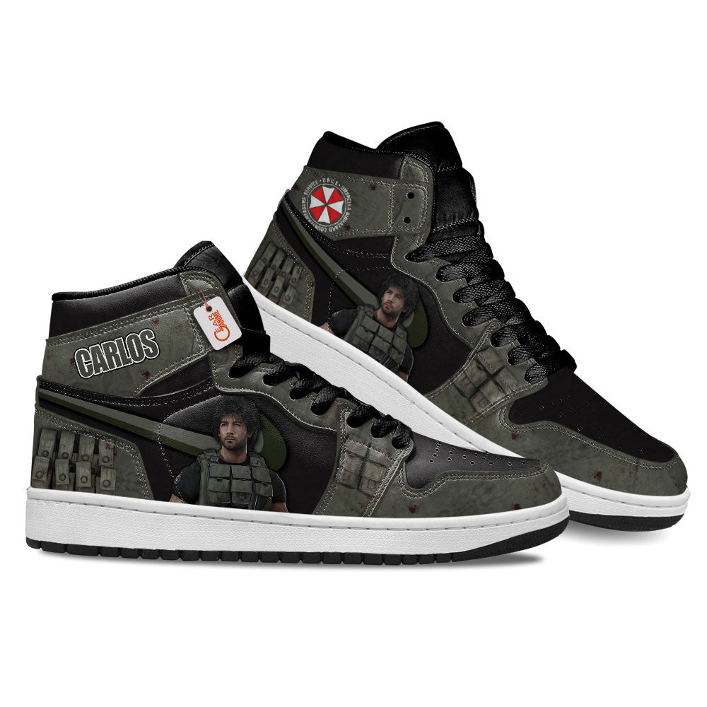 Carlos Oliveira Custom Gaming Custom High-Top Sneakers - Personalized Name