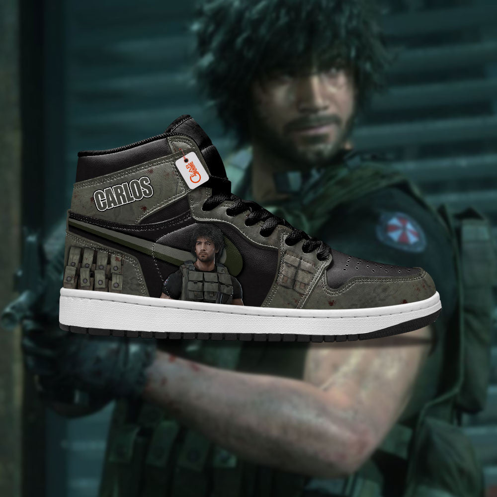 Carlos Oliveira Custom Gaming Custom High-Top Sneakers - Personalized Name