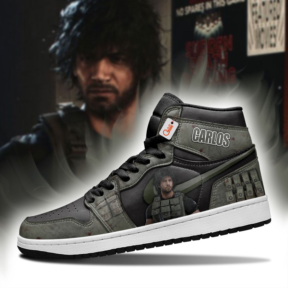 Carlos Oliveira Custom Gaming Custom High-Top Sneakers - Personalized Name