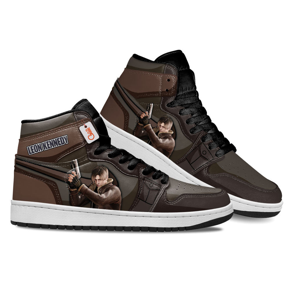 Leon Kennedy High-Top Sneakers Custom Games Collection Personalized