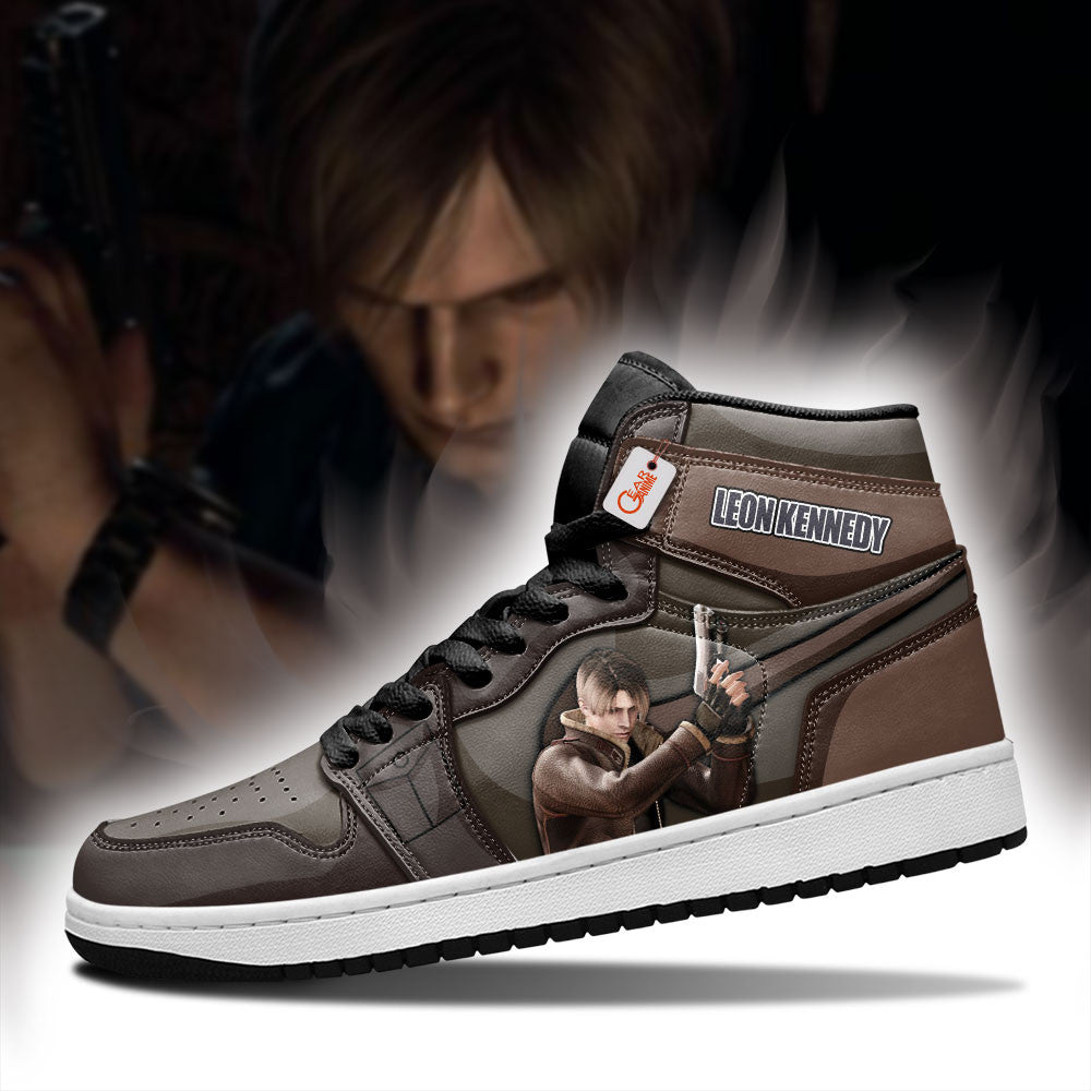 Leon Kennedy High-Top Sneakers Custom Games Collection Personalized