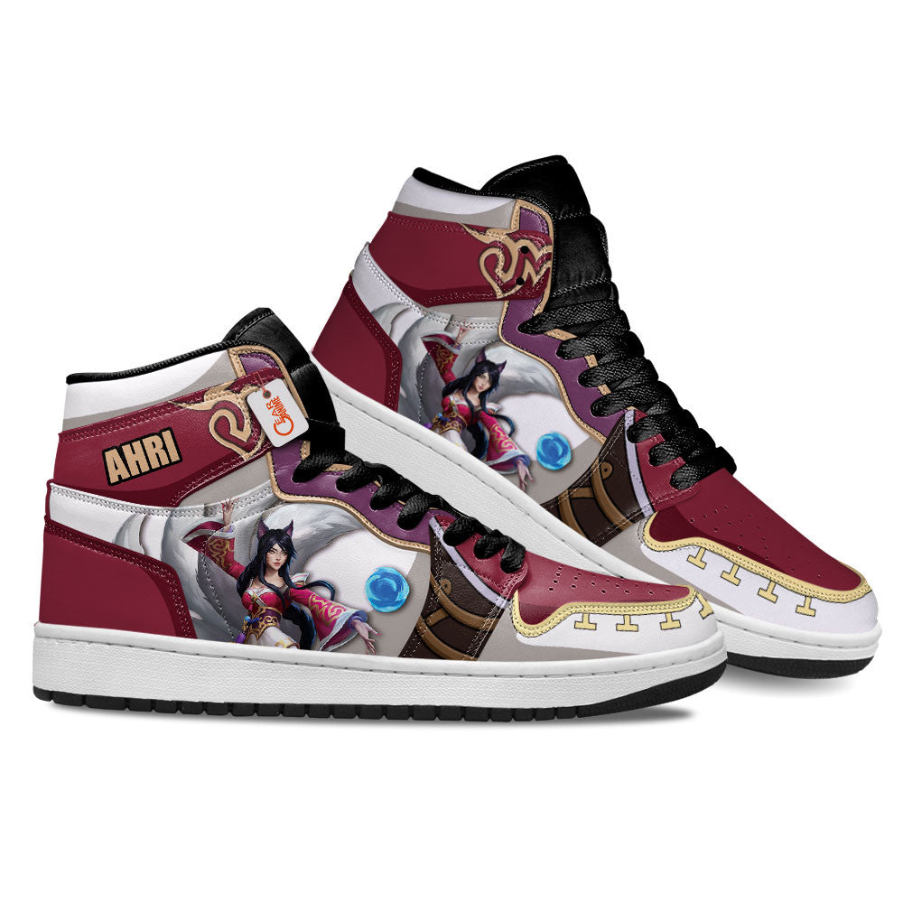 Personalized Ahri High-Top Sneakers Custom Characters Games Collection