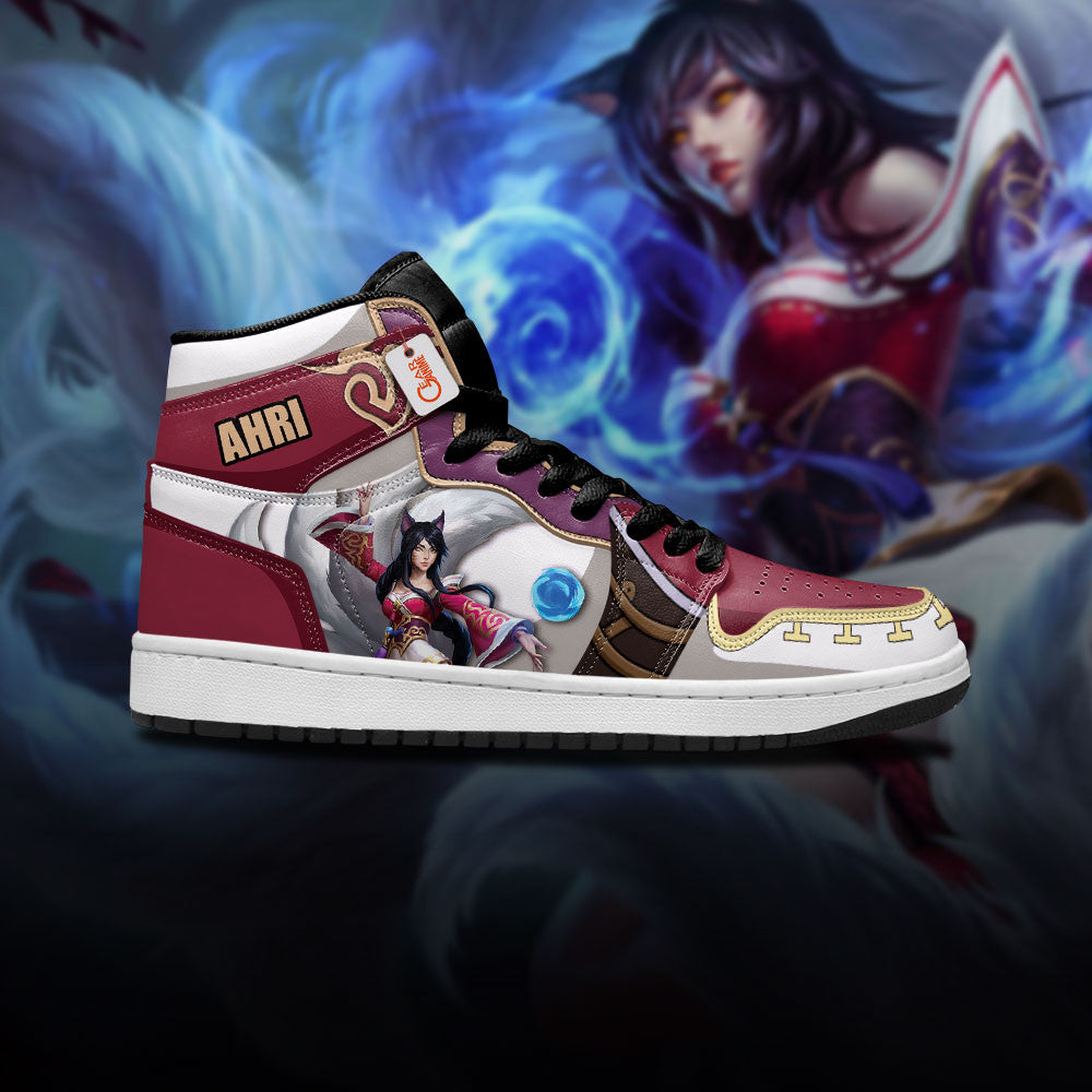 Personalized Ahri High-Top Sneakers Custom Characters Games Collection
