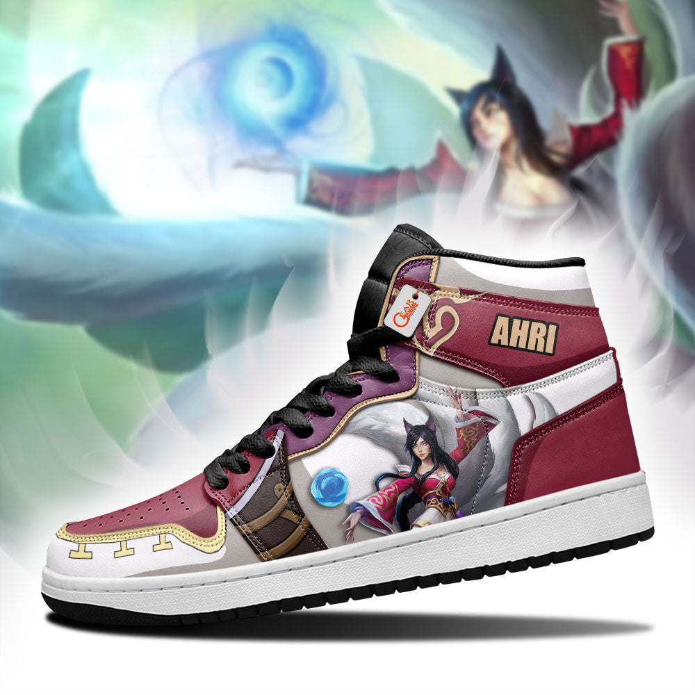 Personalized Ahri High-Top Sneakers Custom Characters Games Collection