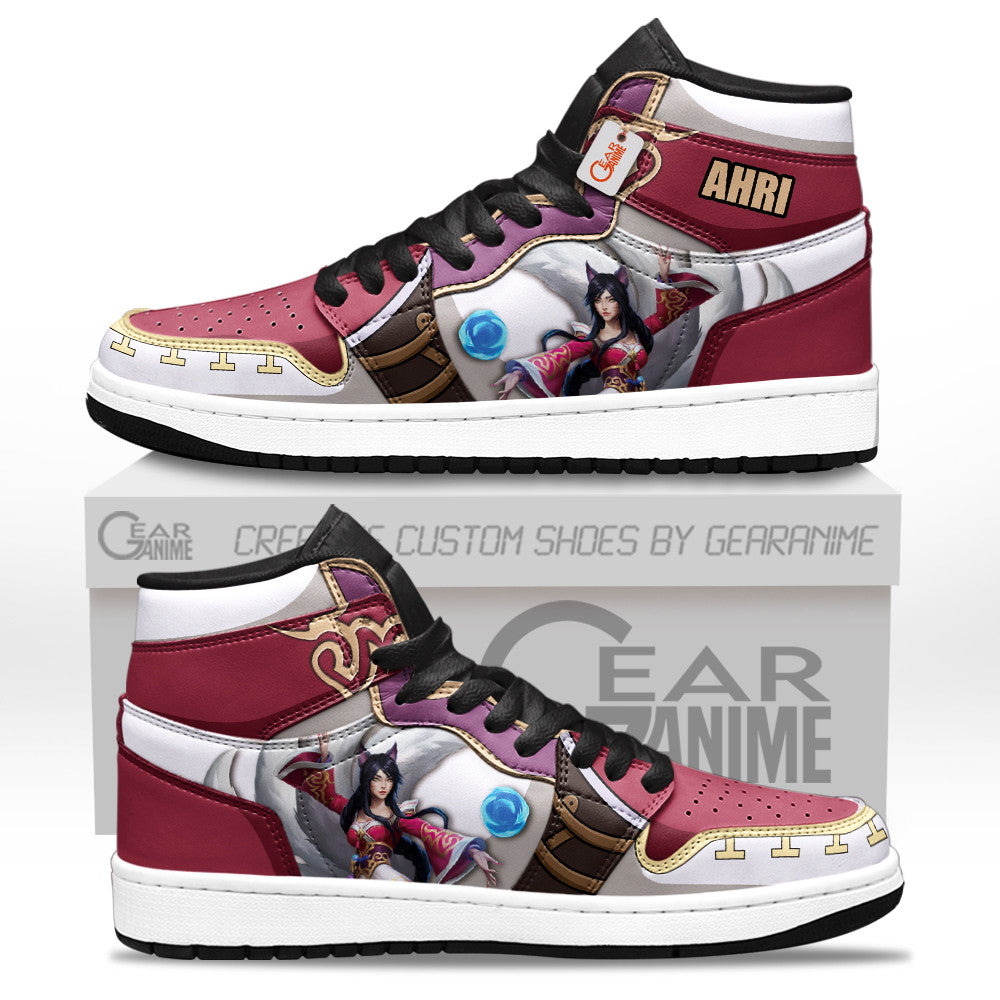 Personalized Ahri High-Top Sneakers Custom Characters Games Collection