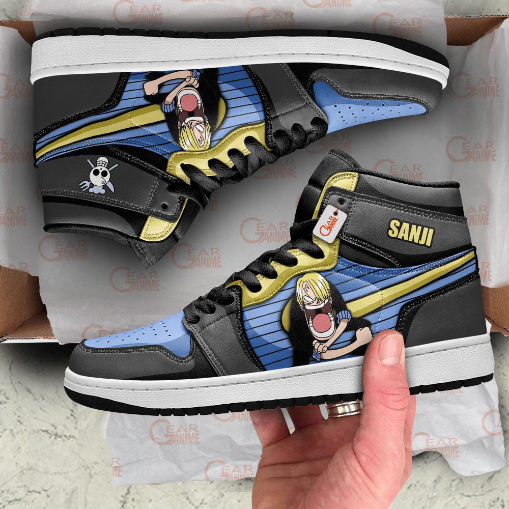 Sanji Custom High-Top Sneakers Big Mouth Personalized Collection