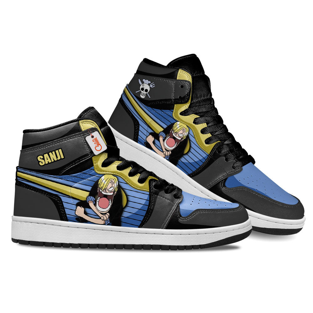 Sanji Custom High-Top Sneakers Big Mouth Personalized Collection