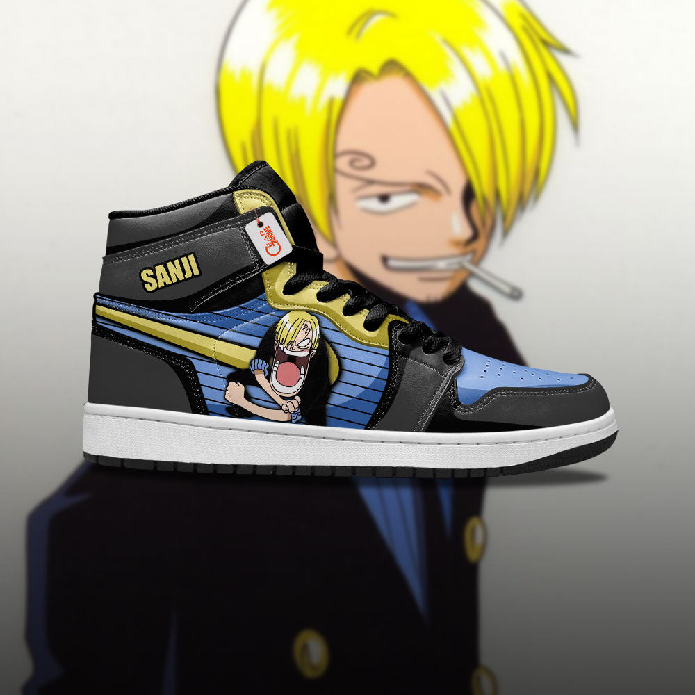 Sanji Custom High-Top Sneakers Big Mouth Personalized Collection