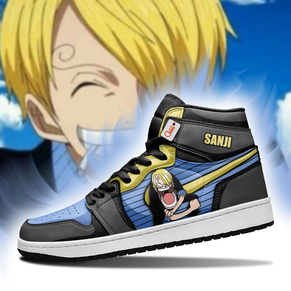Sanji Custom High-Top Sneakers Big Mouth Personalized Collection