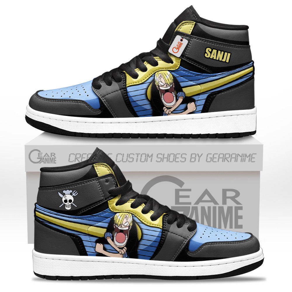 Sanji Custom High-Top Sneakers Big Mouth Personalized Collection
