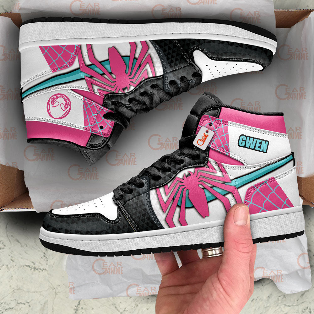 Gwen Stacy Personalized Custom High-Top Sneakers