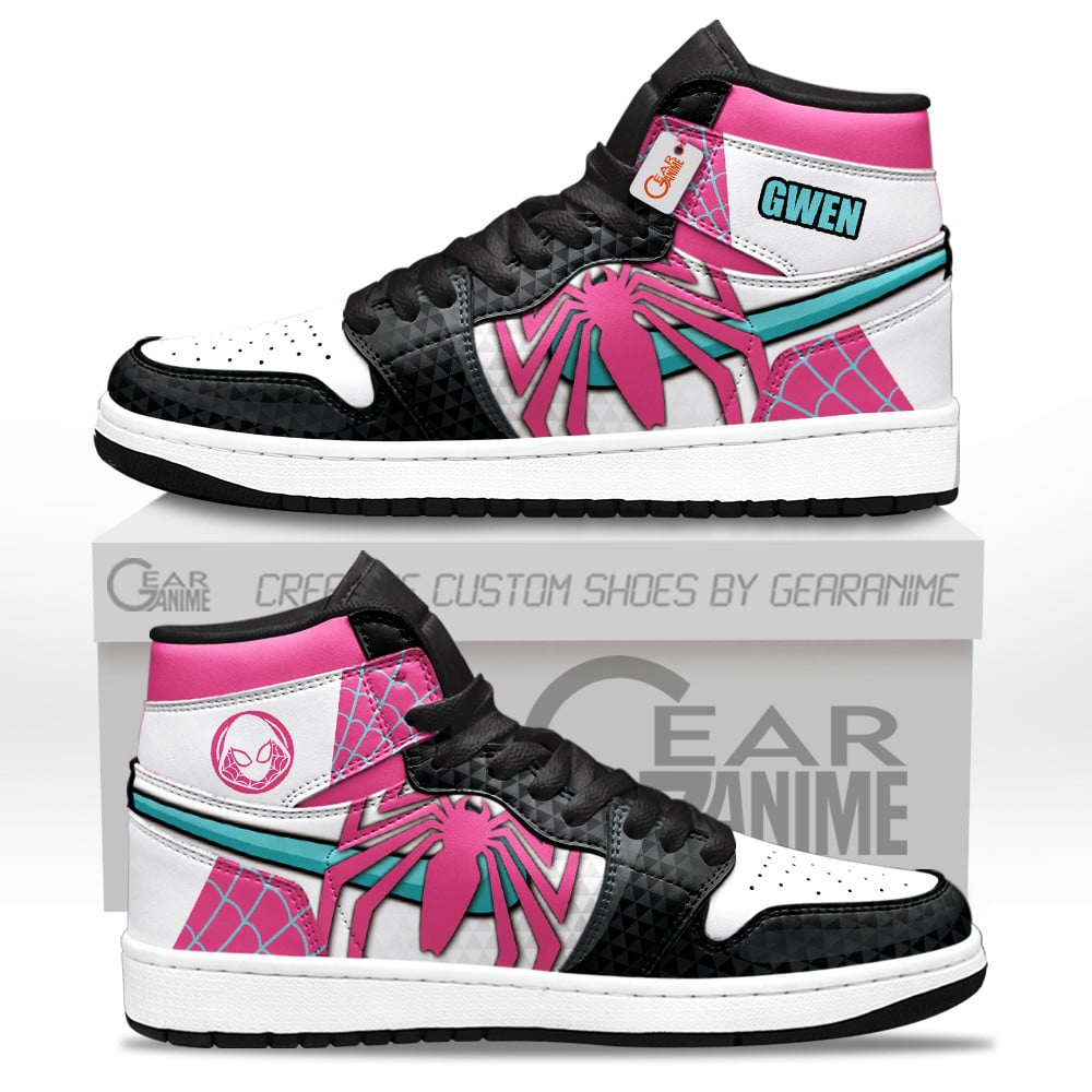 Gwen Stacy Personalized Custom High-Top Sneakers