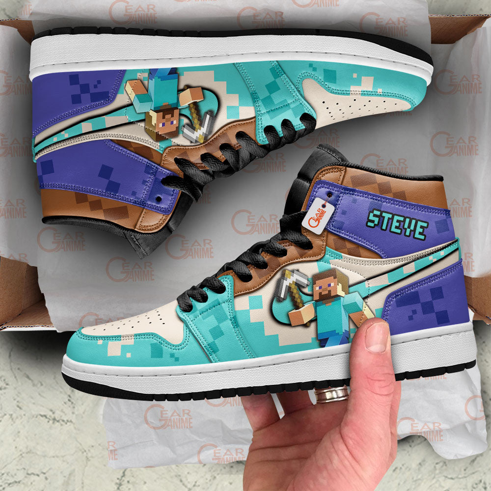 Steve High-Top Sneakers Custom Iconic Custom Name
