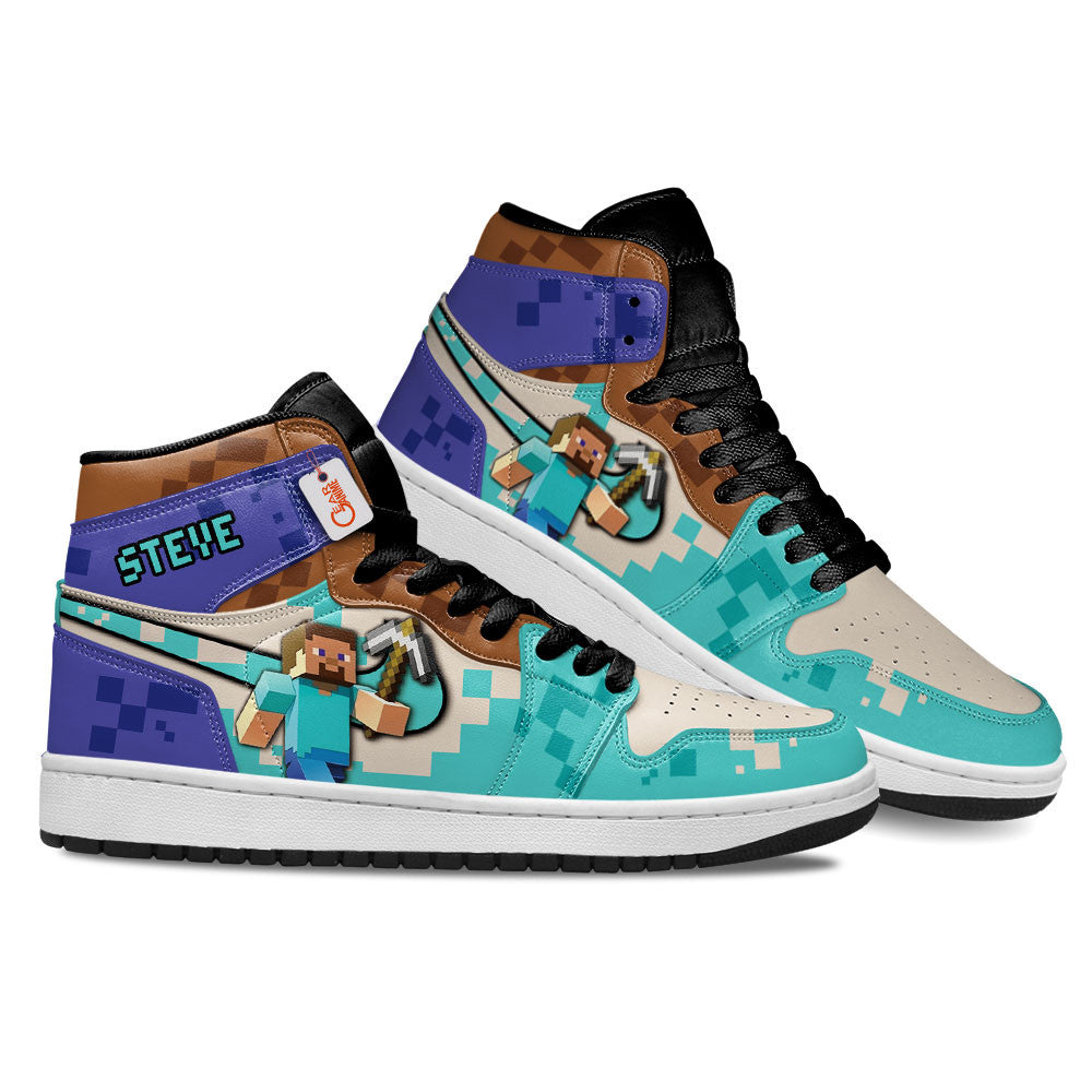 Steve High-Top Sneakers Custom Iconic Custom Name