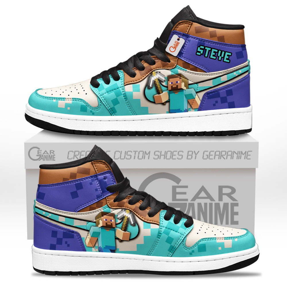 Steve High-Top Sneakers Custom Iconic Custom Name