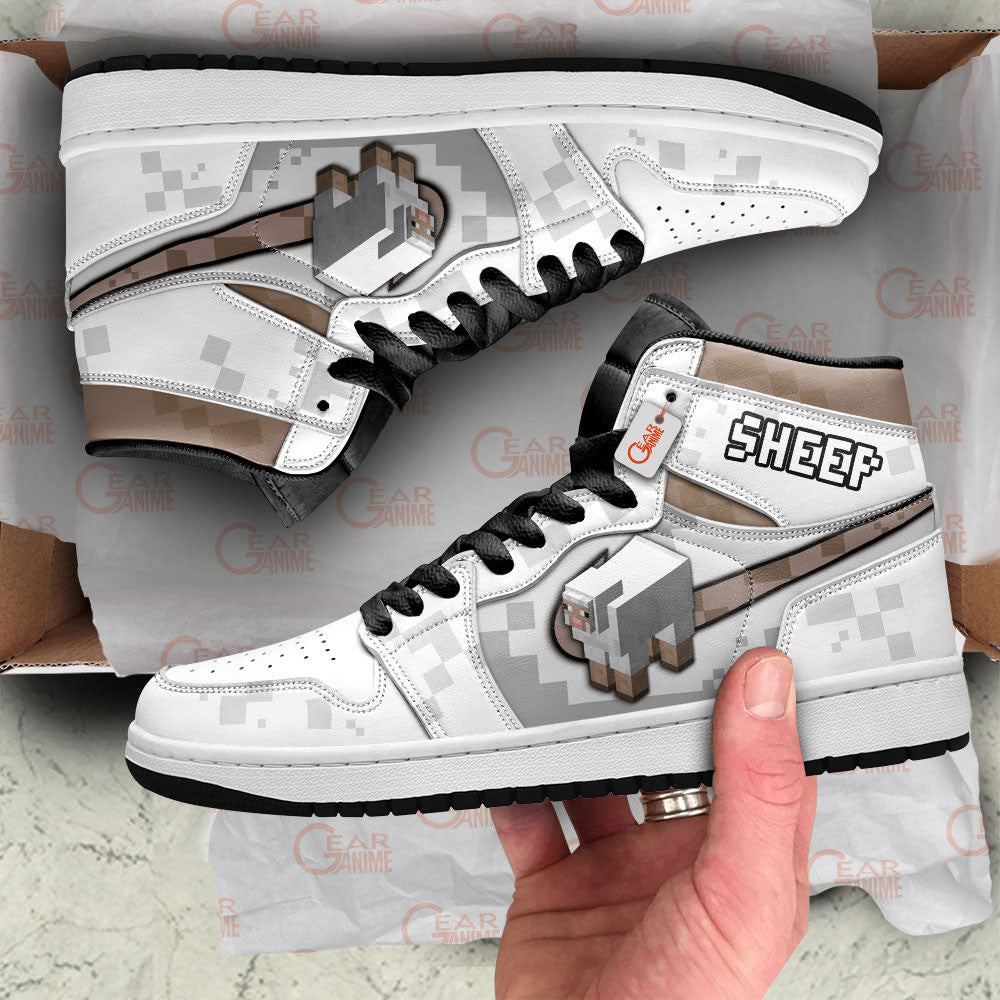 Sheep High-Top Sneakers Custom Personalized Games