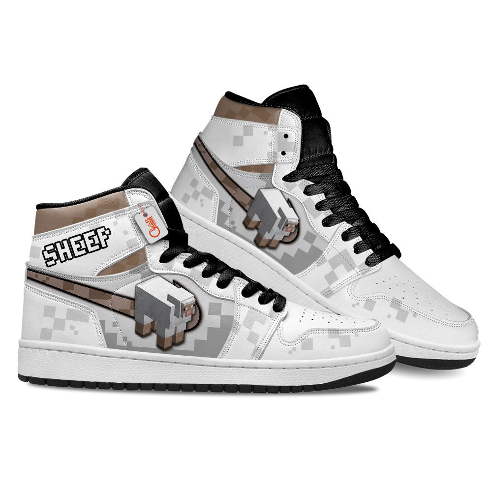 Sheep High-Top Sneakers Custom Personalized Games