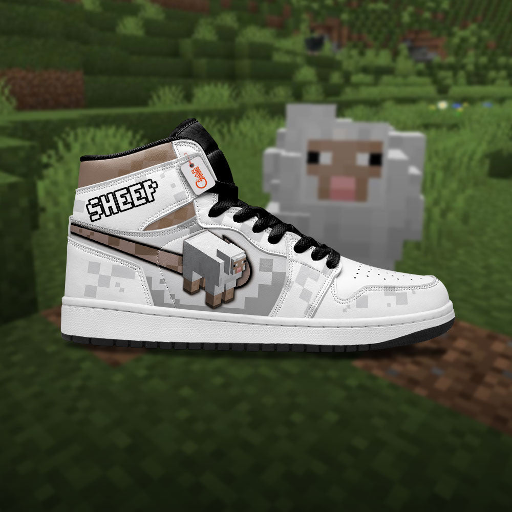 Sheep High-Top Sneakers Custom Personalized Games
