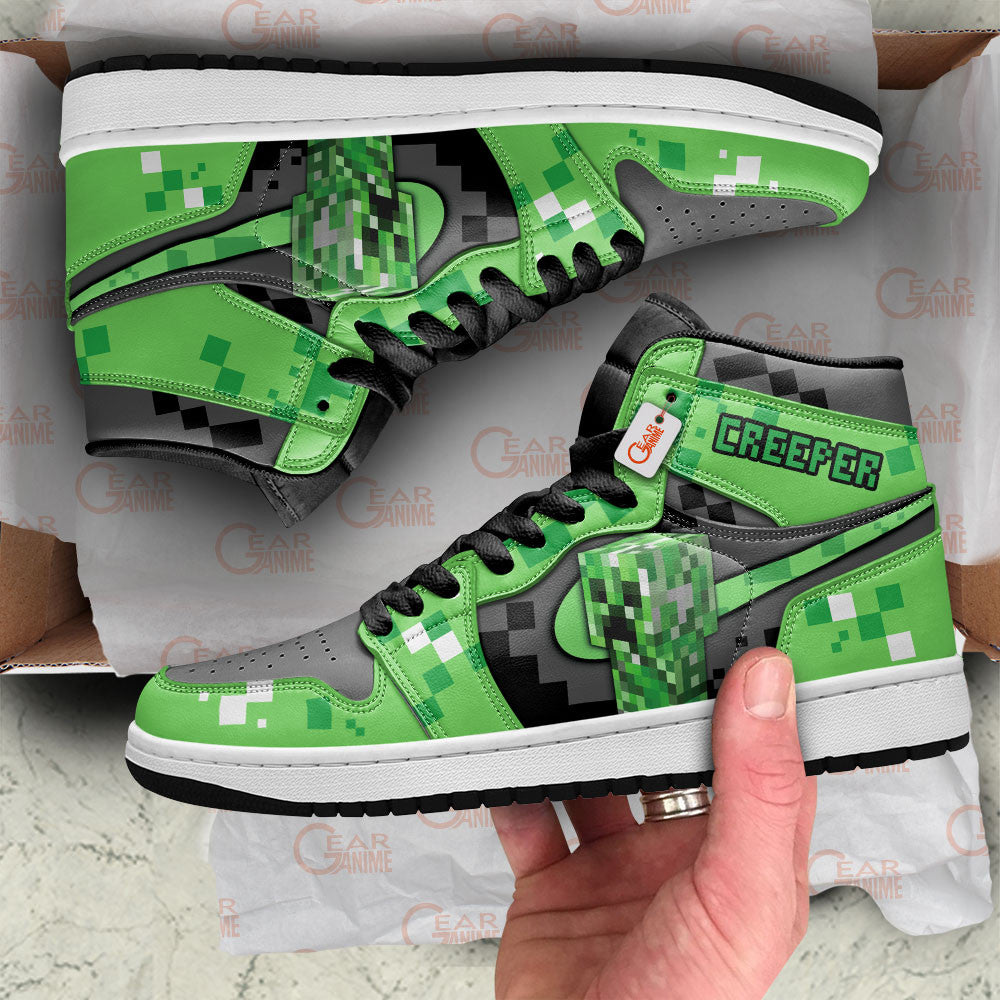 Personalized Creeper High-Top Sneakers Custom Games Collection