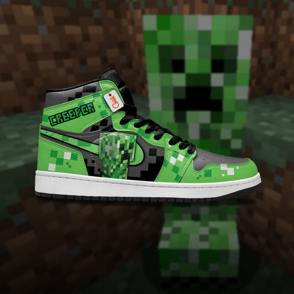 Personalized Creeper High-Top Sneakers Custom Games Collection
