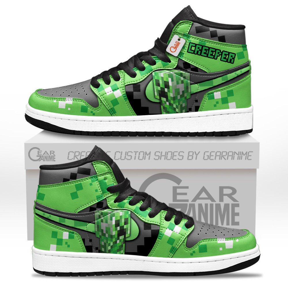 Personalized Creeper High-Top Sneakers Custom Games Collection