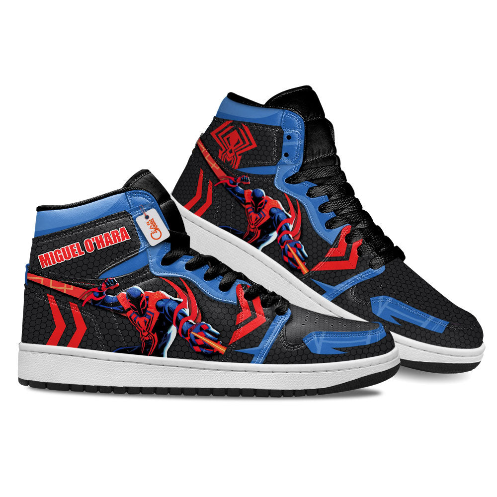 Miguel O'Hara High-Top Sneakers Spider-verse Custom Name