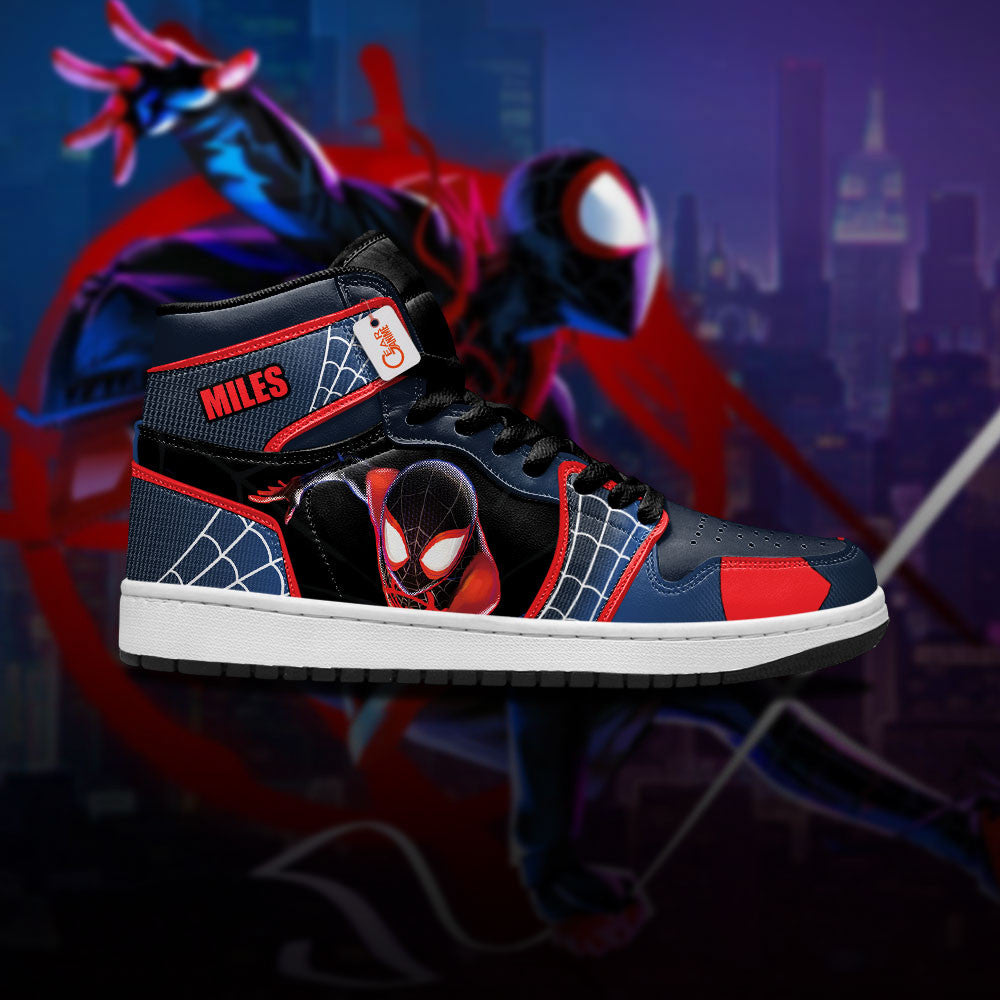 Miles Morales Personalized Custom High-Top Sneakers