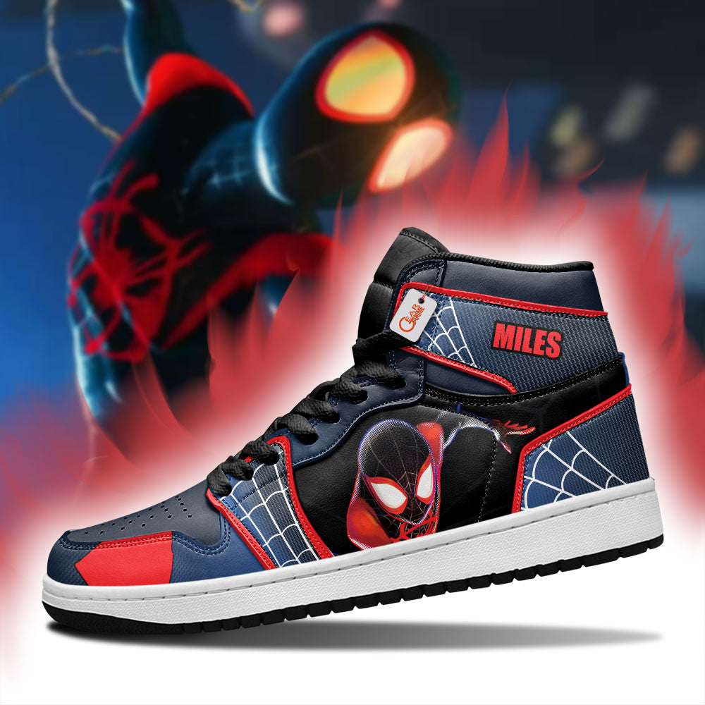 Miles Morales Personalized Custom High-Top Sneakers