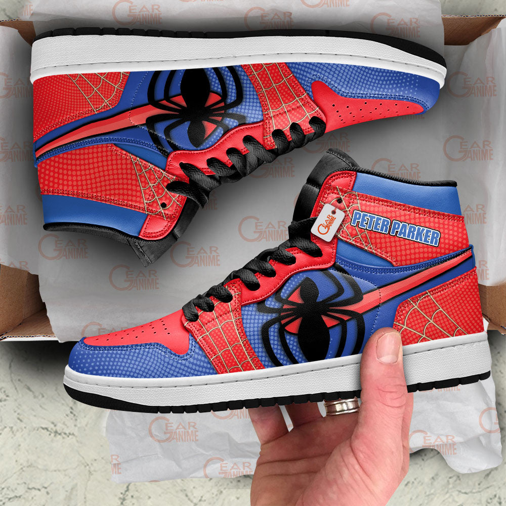 Peter Parker Personalized Custom High-Top Sneakers