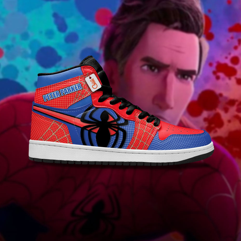 Peter Parker Personalized Custom High-Top Sneakers