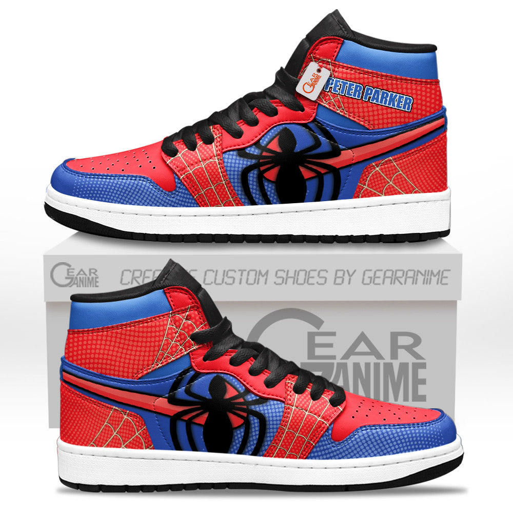 Peter Parker Personalized Custom High-Top Sneakers