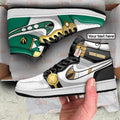 Green Ranger x White Ranger High-Top Sneakers Custom Name