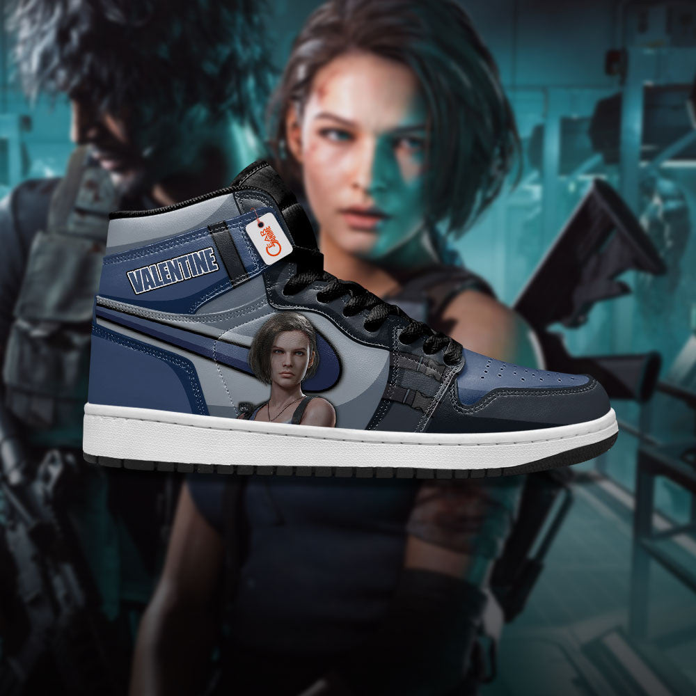 Jill Valentine High-Top Sneakers Custom Games Collection Personalized