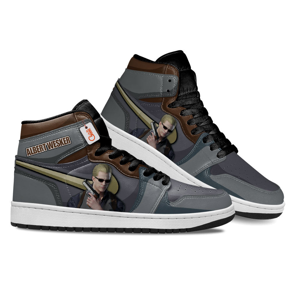 Albert Wesker High-Top Sneakers Custom Games Collection Personalized