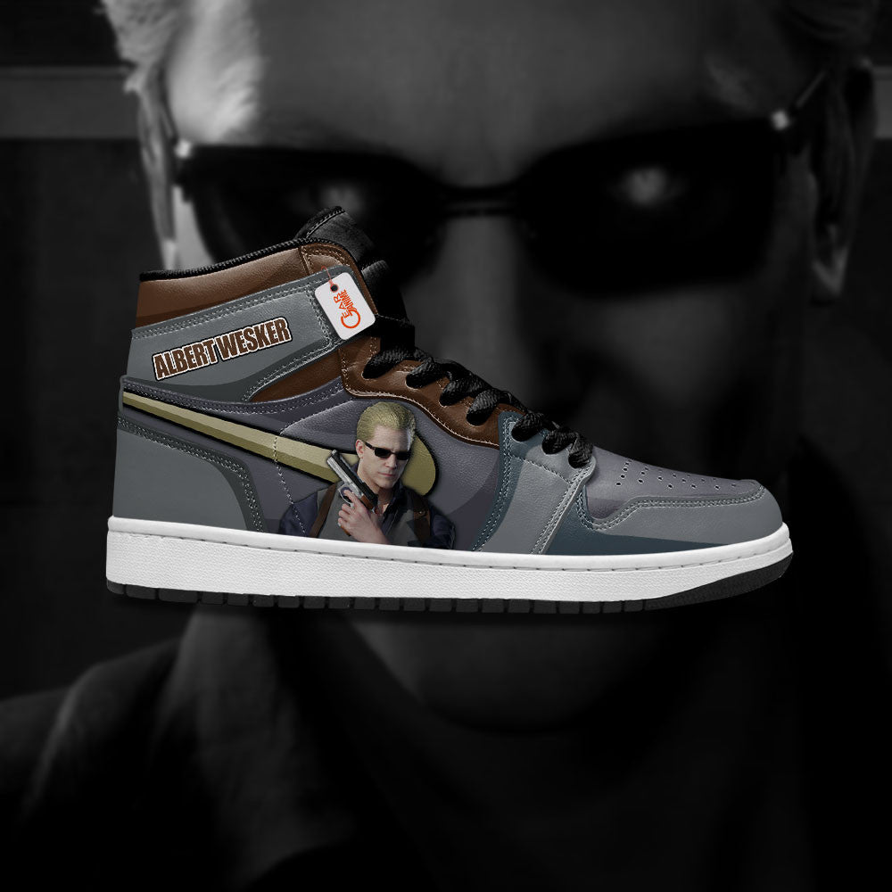 Albert Wesker High-Top Sneakers Custom Games Collection Personalized