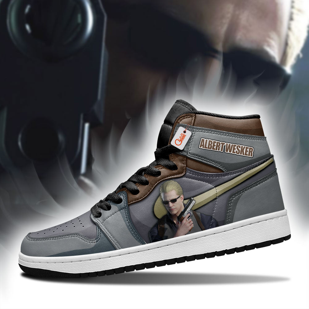Albert Wesker High-Top Sneakers Custom Games Collection Personalized