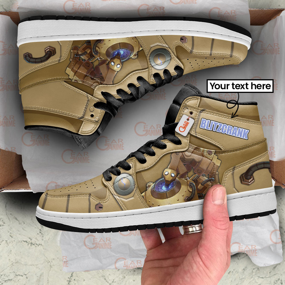 Blitzcrank High-Top Sneakers Custom Game LoL Esport Custom Name