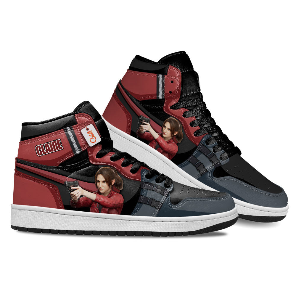 Claire Redfield High-Top Sneakers Custom Games Collection Personalized