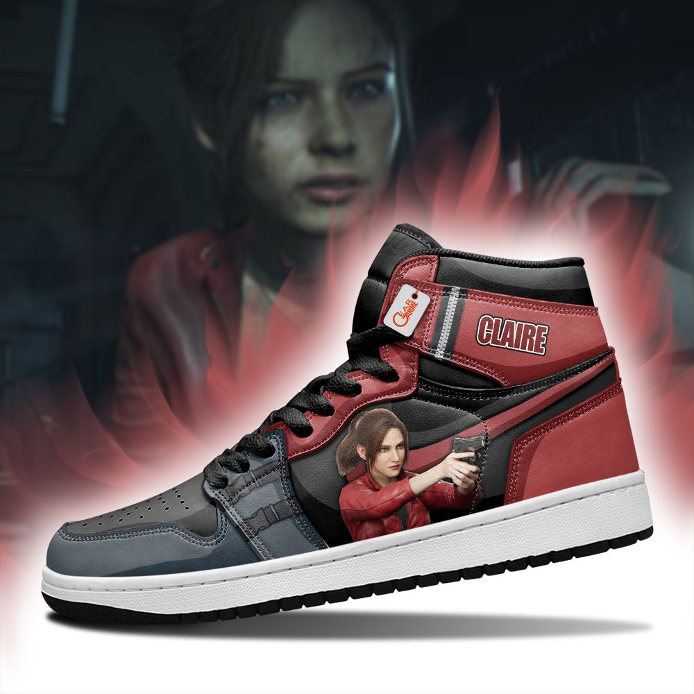 Claire Redfield High-Top Sneakers Custom Games Collection Personalized