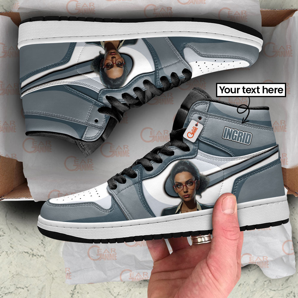 Ingrid Hunnigan High-Top Sneakers Custom Games Collection Personalized
