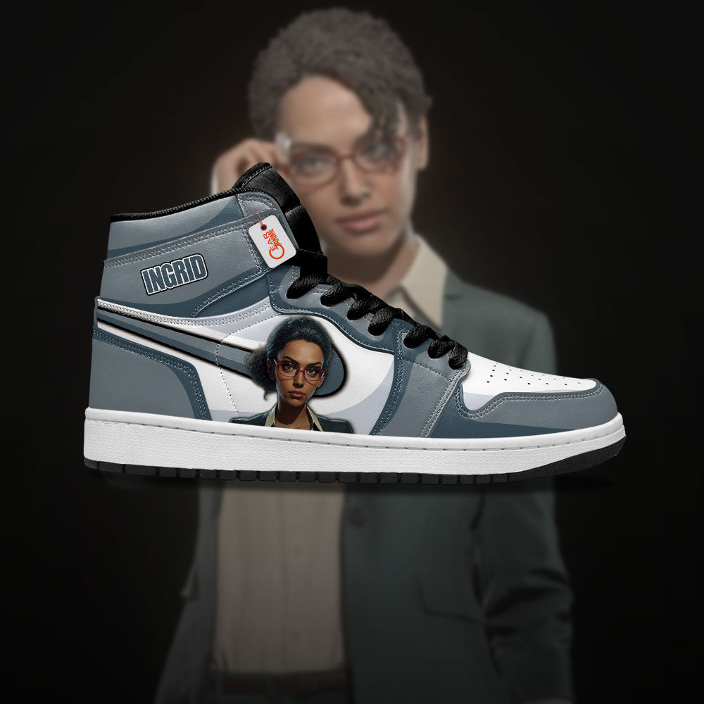 Ingrid Hunnigan High-Top Sneakers Custom Games Collection Personalized