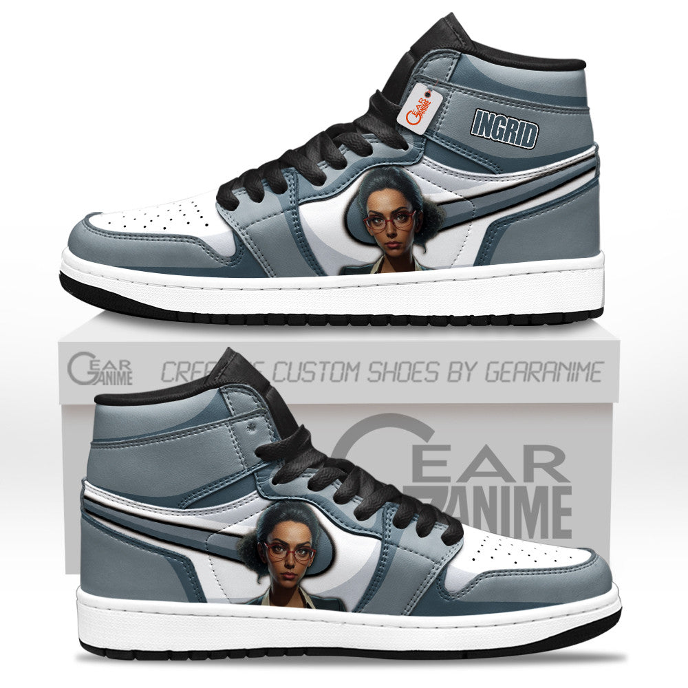 Ingrid Hunnigan High-Top Sneakers Custom Games Collection Personalized